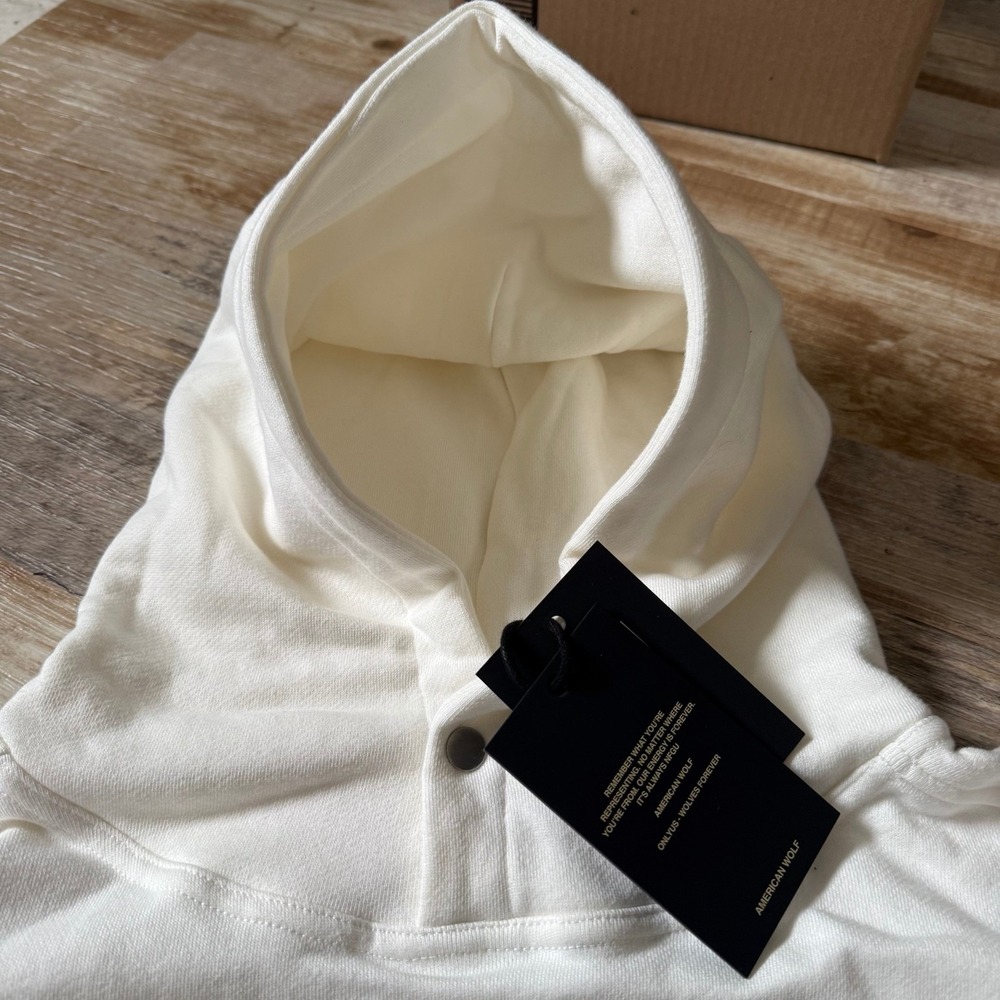 Darc Sport City of Angels Pierce Hoodie Cream Medium NWT Wolves - Picture 7 of 12